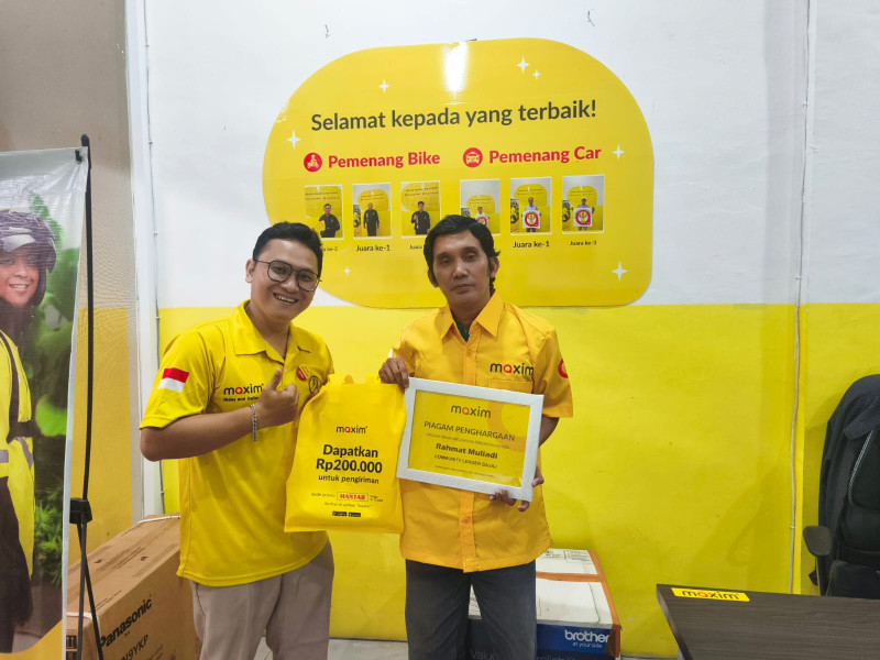 Pesan Bijak Ketua umum Serikat abang bajaj indonesia ( Serabi) Sumut Usai Terima Penghargaan Maxim Medan. Jaga Silaturahmi, Rezeki Sudah Diatur Tuhan