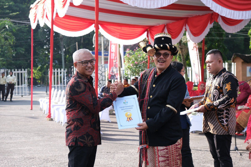 Upacara HUT ke-81 RI di PTPN I Regional 1 Berlangsung Khidmat