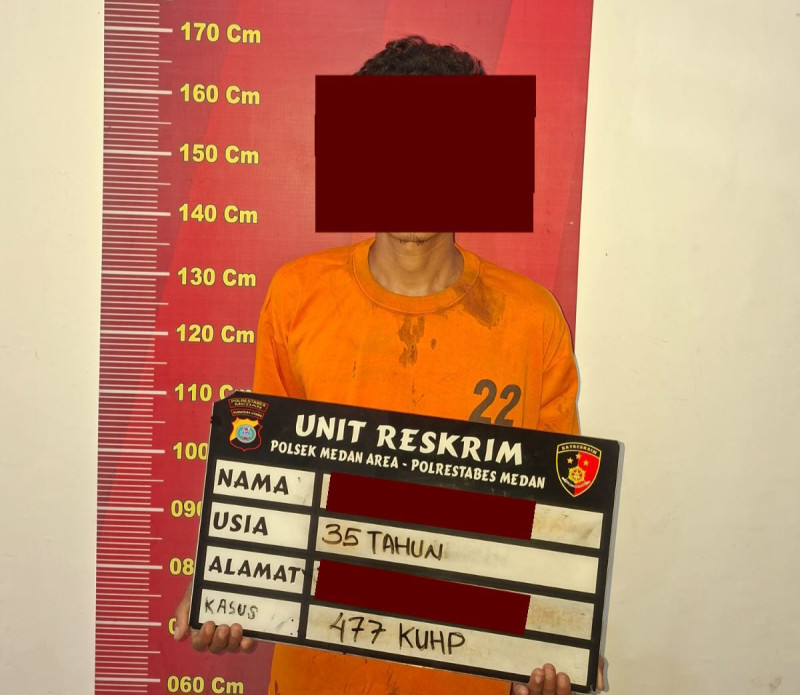 Gerak Cepat Polsek Medan Area, Dua Terduga Pencuri Rumah Sekretaris ARUN Sumut Diamankan