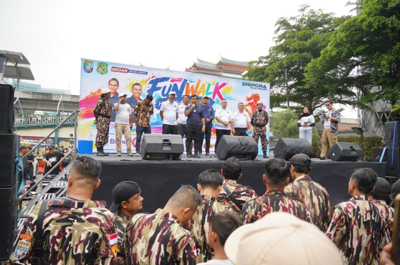 Peringati HUT Ke-48 GM FKPPI , Wali Kota Medan Ajak Pemuda Bentengi Diri dari Narkoba dan Judol