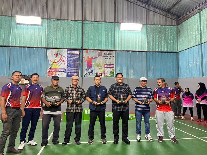 Julis Amitra-Taufik Juara Kelas B Turnamen PB Mitra Sporty Medan, Kadispora dan Ketua KONI Siap Dukung Bulutangkis