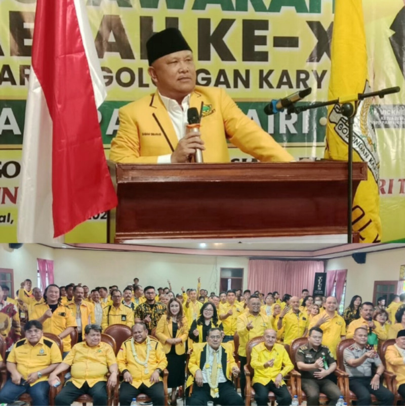 Sabam Sibarani Terpilih Jadi Ketua DPD Golkar Dairi, Viktor Silaen Tekankan Konsolidasi hingga Tingkat Basis