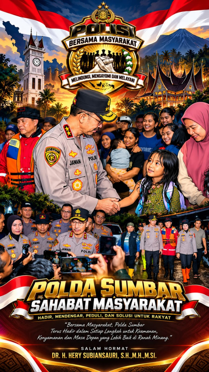 Dr. H. Hery Subiansauri: Polda Sumbar  Hadir sebagai Sahabat Masyarakat, Bukan Sekadar Penegak Hukum