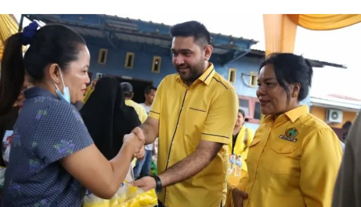 Sambut HUT ke-62, Golkar Medan Salurkan 3.062 Paket Sembako