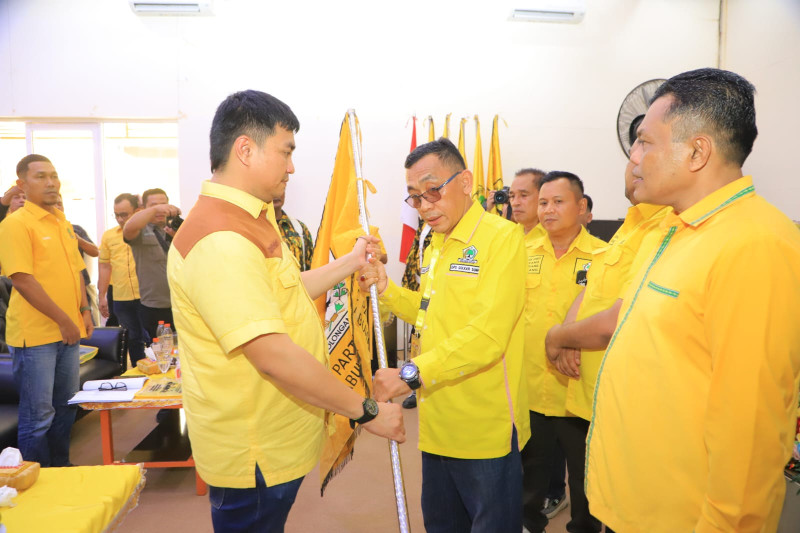 Tanpa Lawan, Hendri Yanto Sitorus Kembali Pimpin Golkar Labura